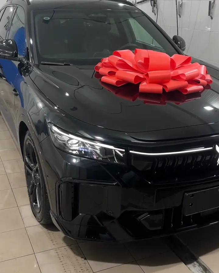 Новый чёрный автомобиль в боксе Devil Car